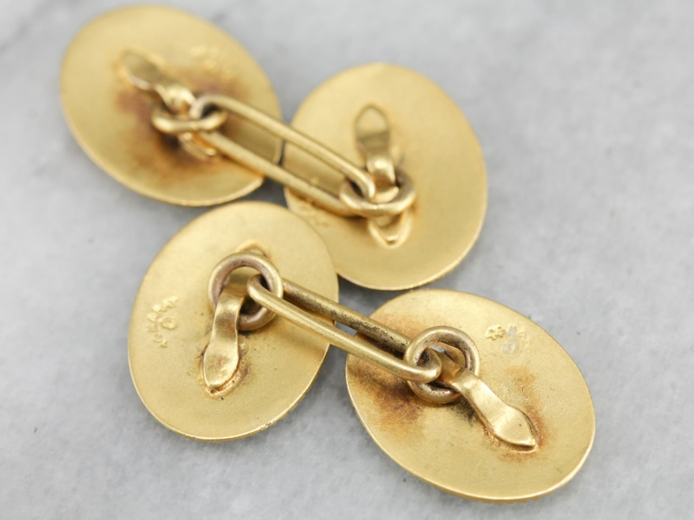 Vintage E Monogrammed Cufflinks