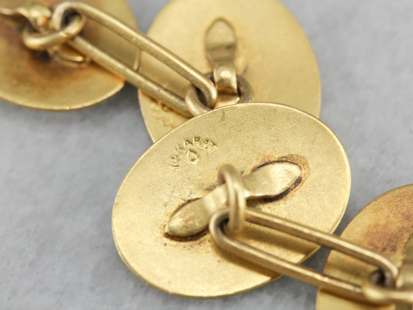 Vintage E Monogrammed Cufflinks