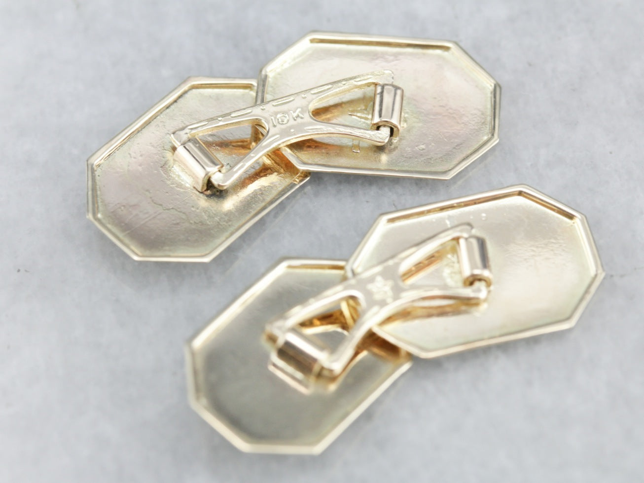 Vintage Yellow Gold Cufflinks