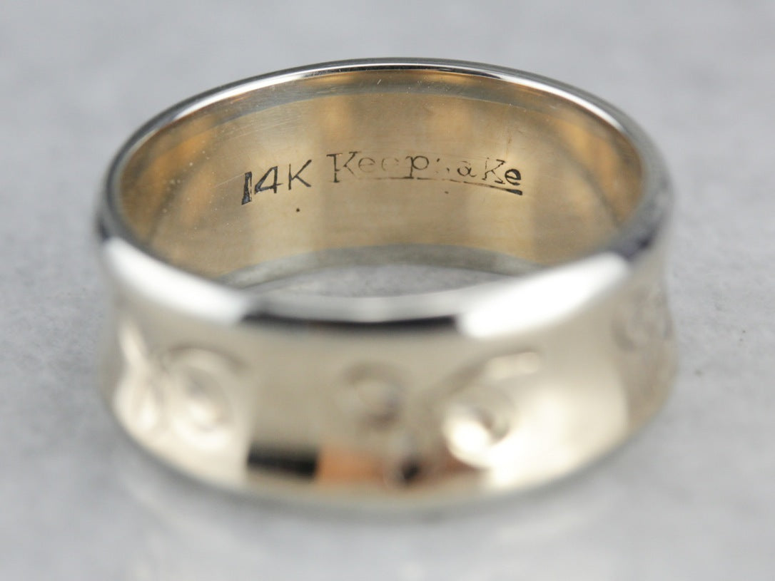 Vintage Shamrock Pattern Band