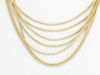 Yellow Gold Multi Strand Necklace
