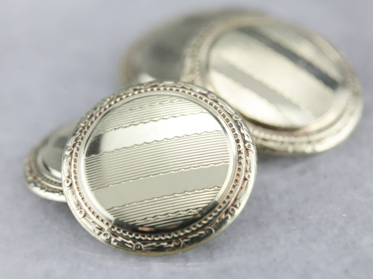 Art Deco Yellow Gold Cufflinks