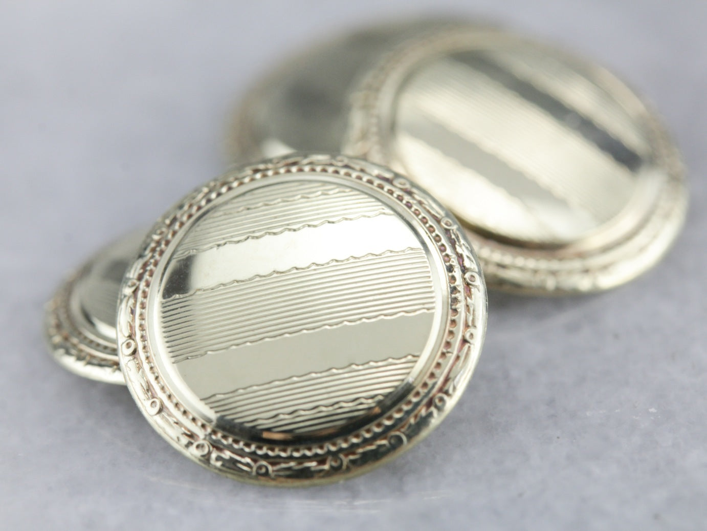 Art Deco Yellow Gold Cufflinks