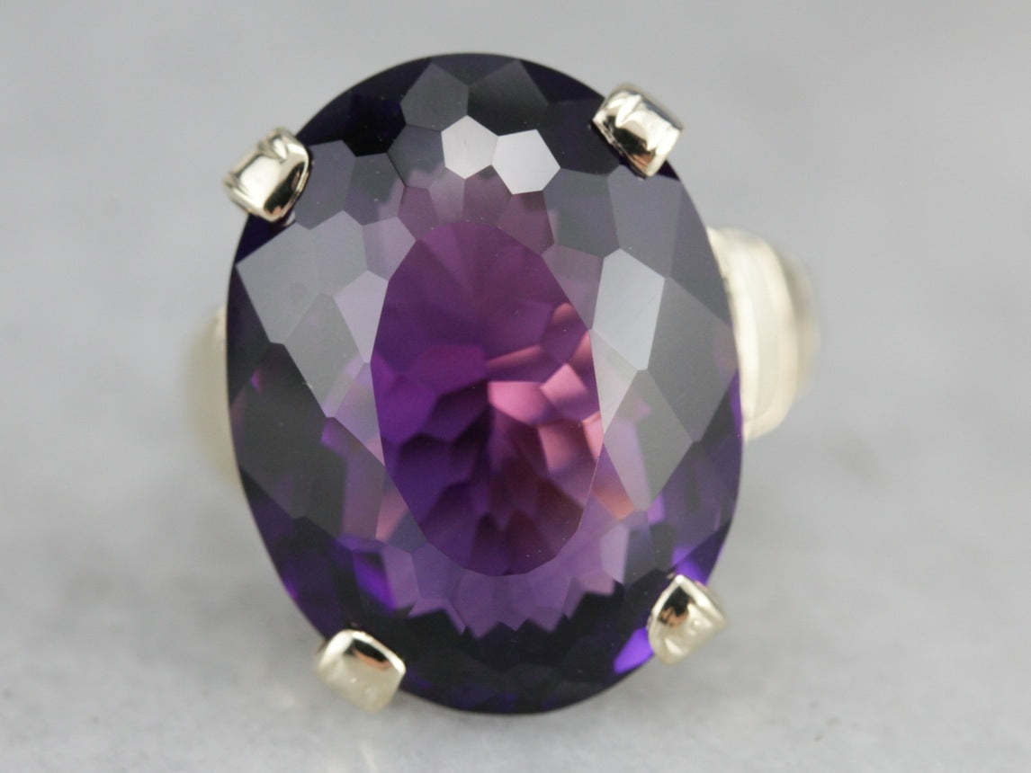 Vintage Amethyst Cocktail Ring