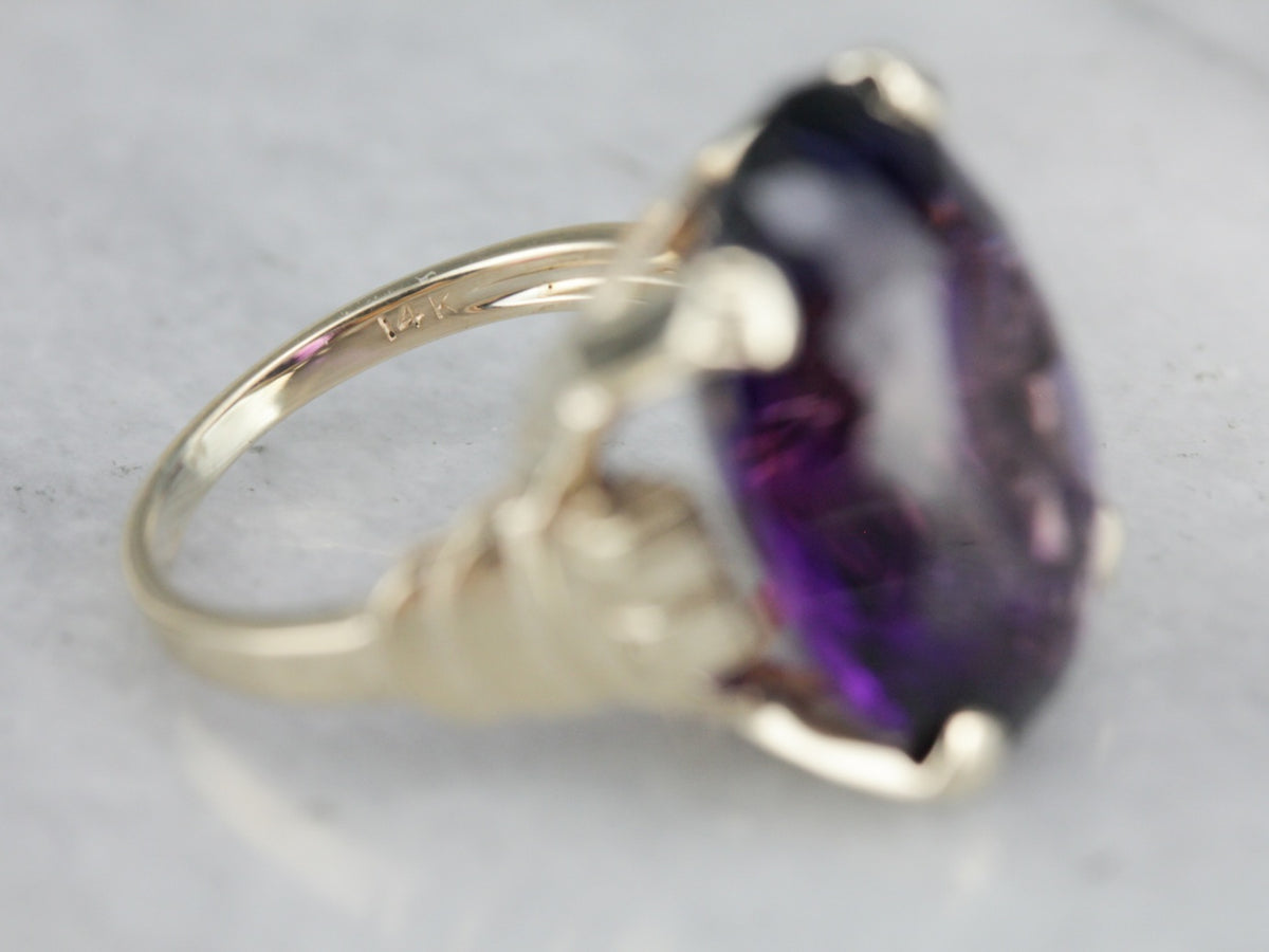 Vintage Amethyst Cocktail Ring