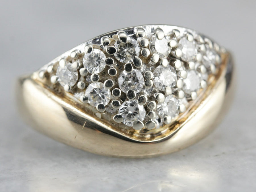Vintage Diamond Statement Ring