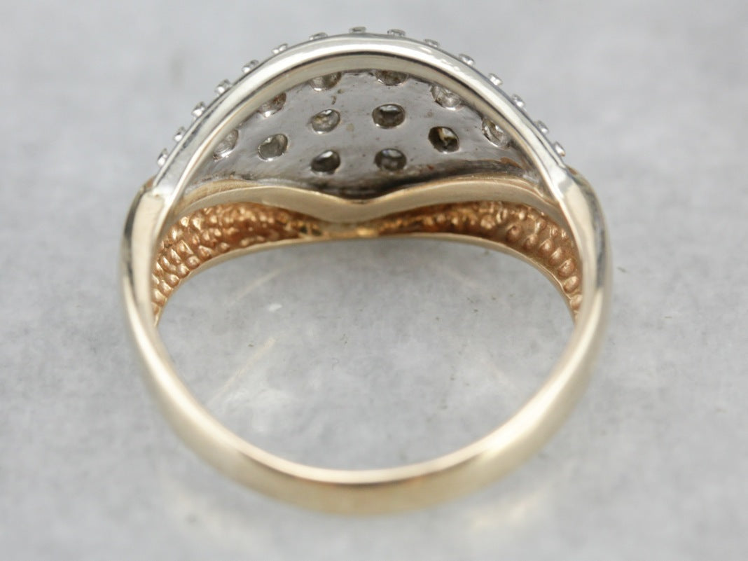 Vintage Diamond Statement Ring