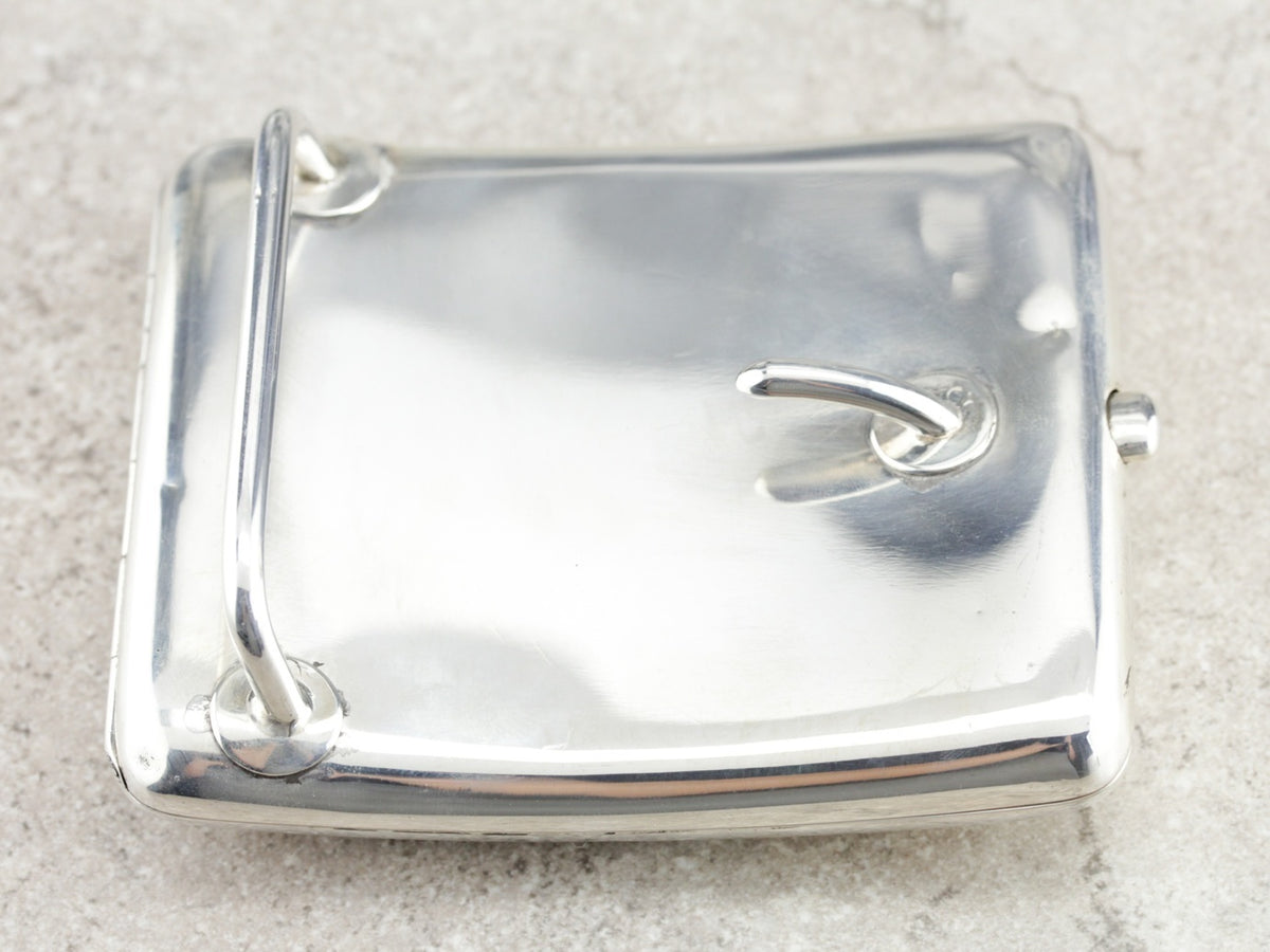 Monogramed Belt Buckle Case