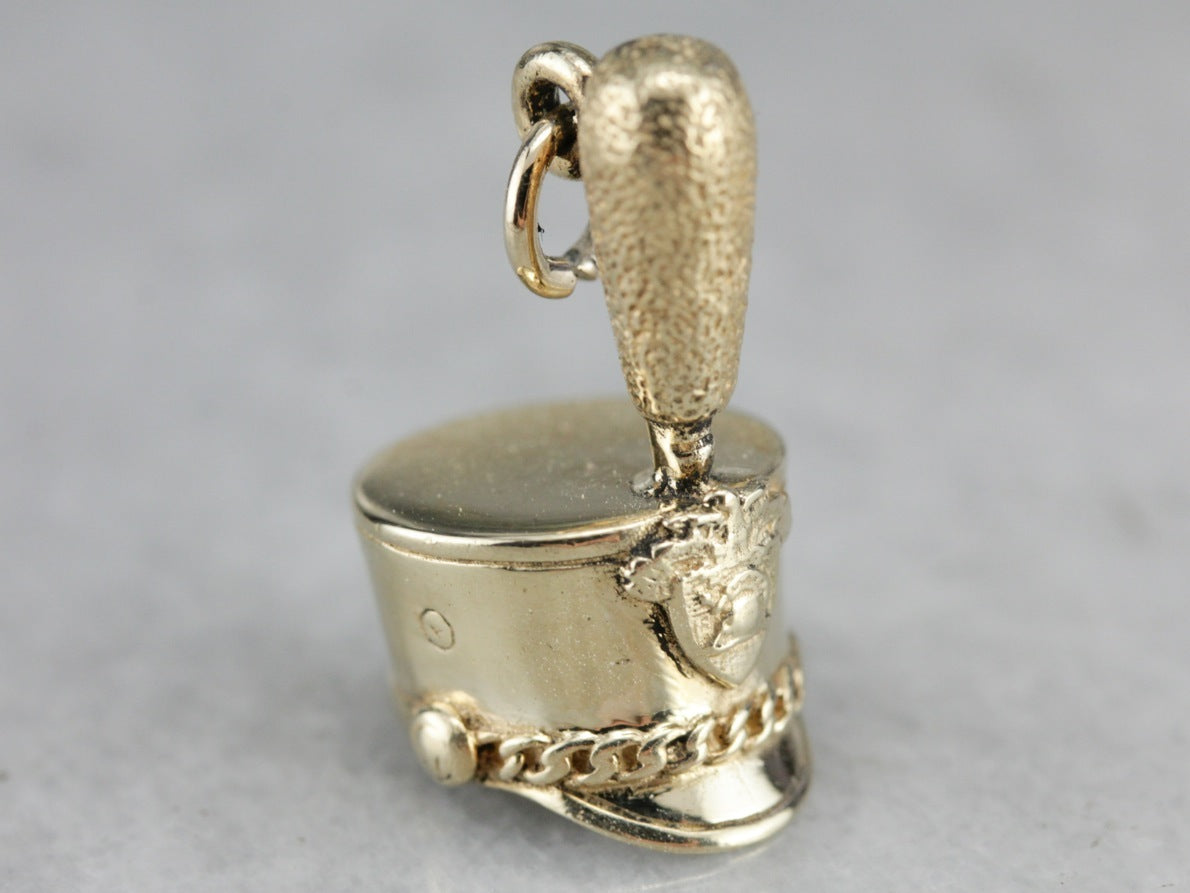 Vintage Shako Hat Charm Pendant