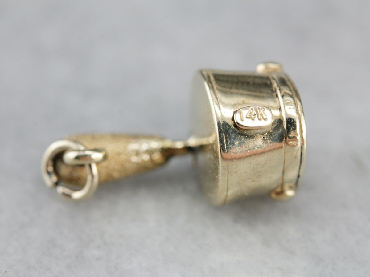 Vintage Shako Hat Charm Pendant
