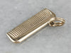 Vintage Gold Comb Charm Pendant