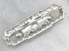 Late Art Deco Diamond Brooch