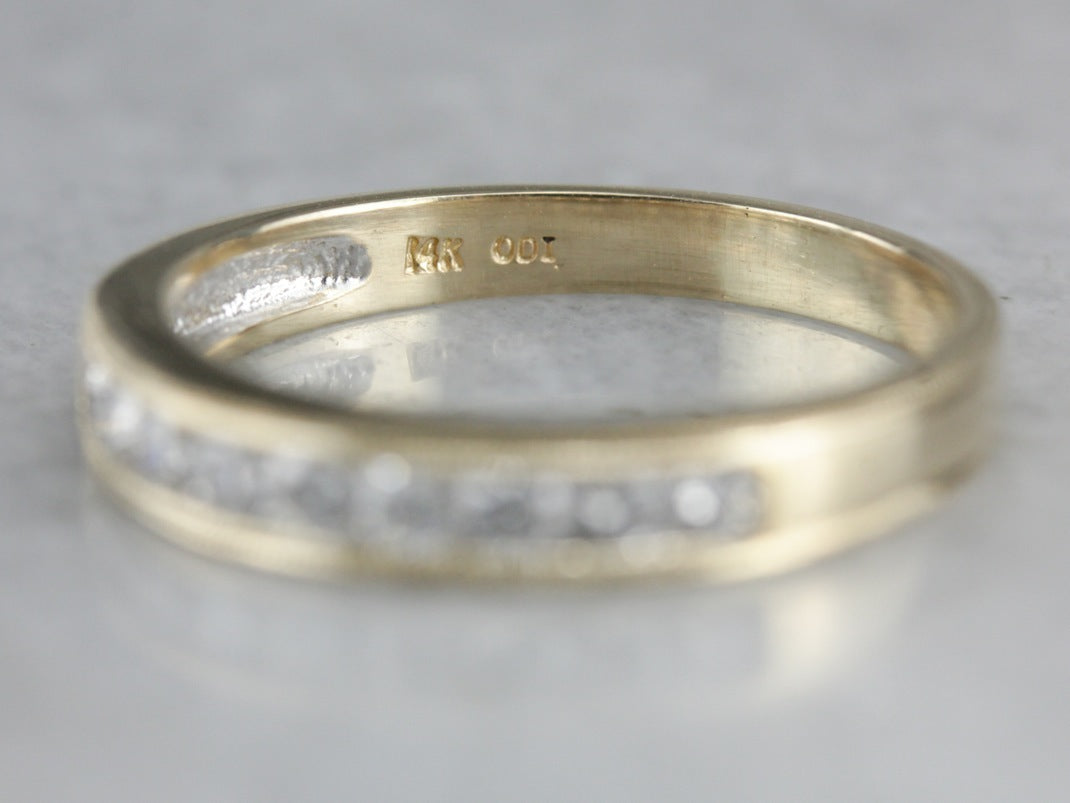 Yellow Gold Diamond Wedding Band