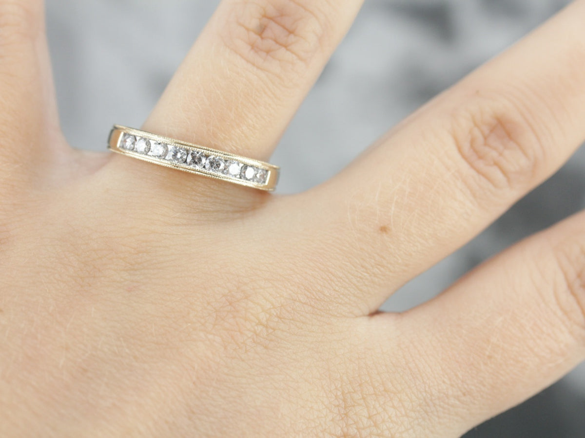 Yellow Gold Diamond Wedding Band