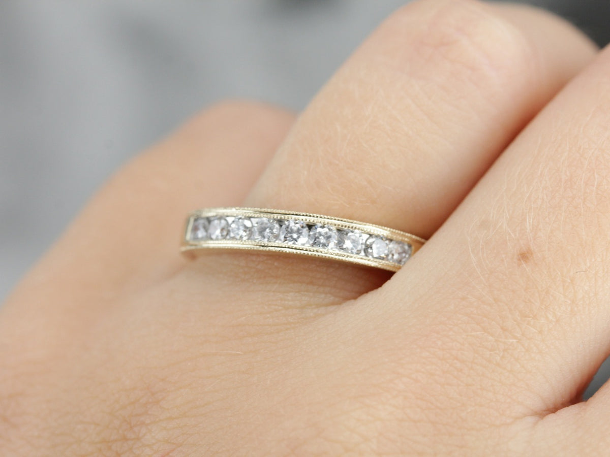 Yellow Gold Diamond Wedding Band
