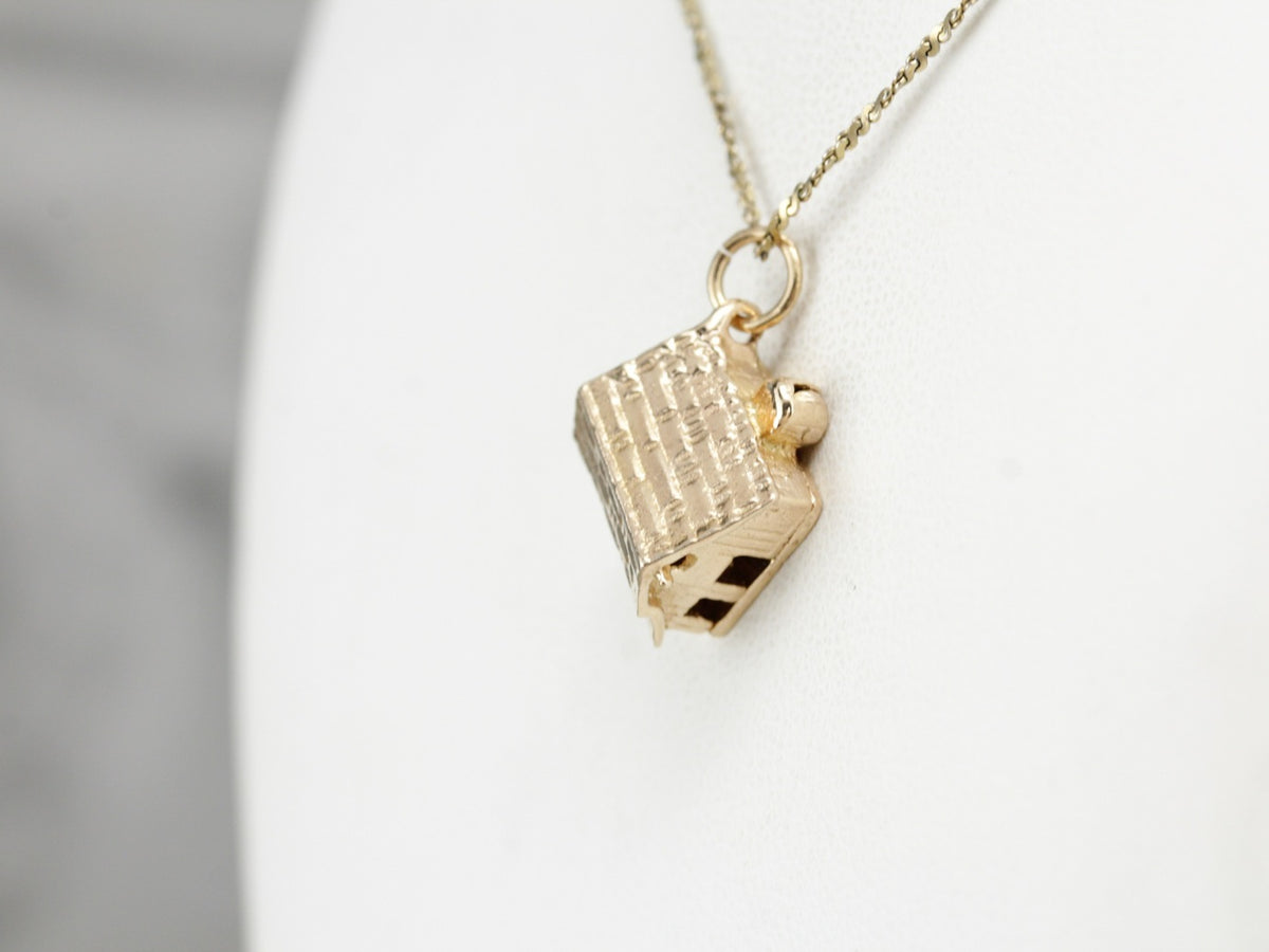 Farmer's Daughter Barn Gold Charm