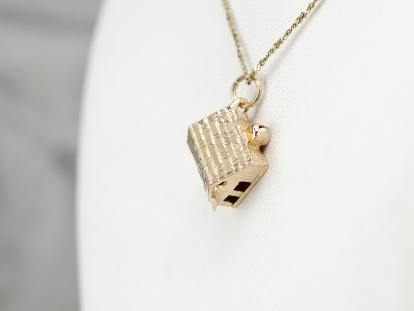 Farmer's Daughter Barn Gold Charm