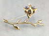 Vintage Tiffany and Company Flower Brooch