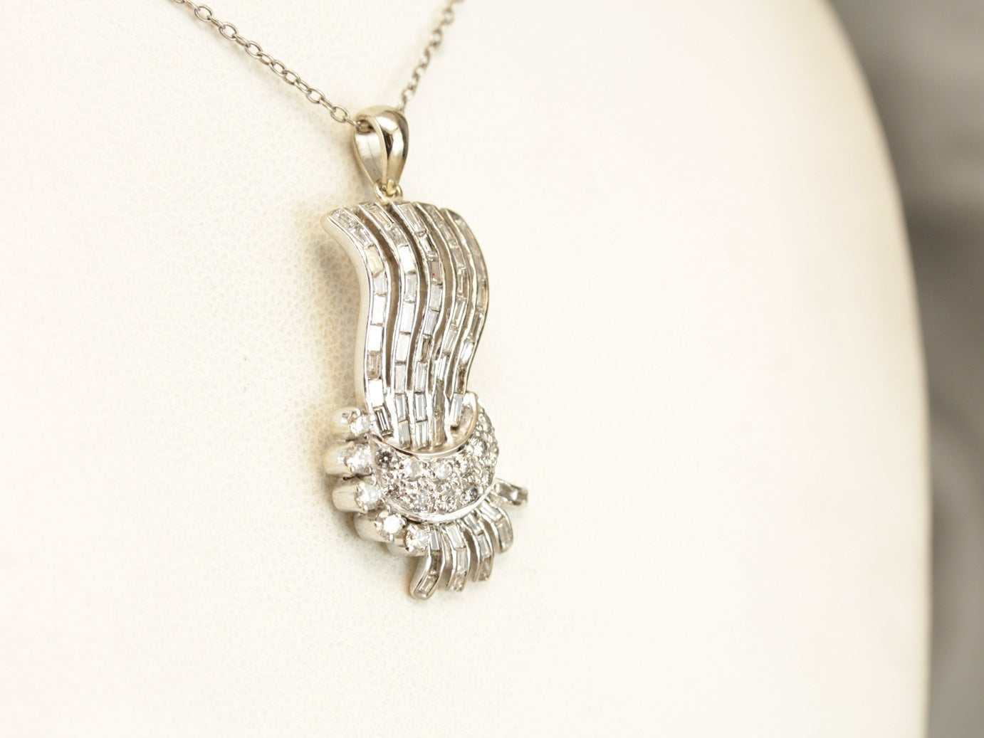 Retro Era Diamond Pendant