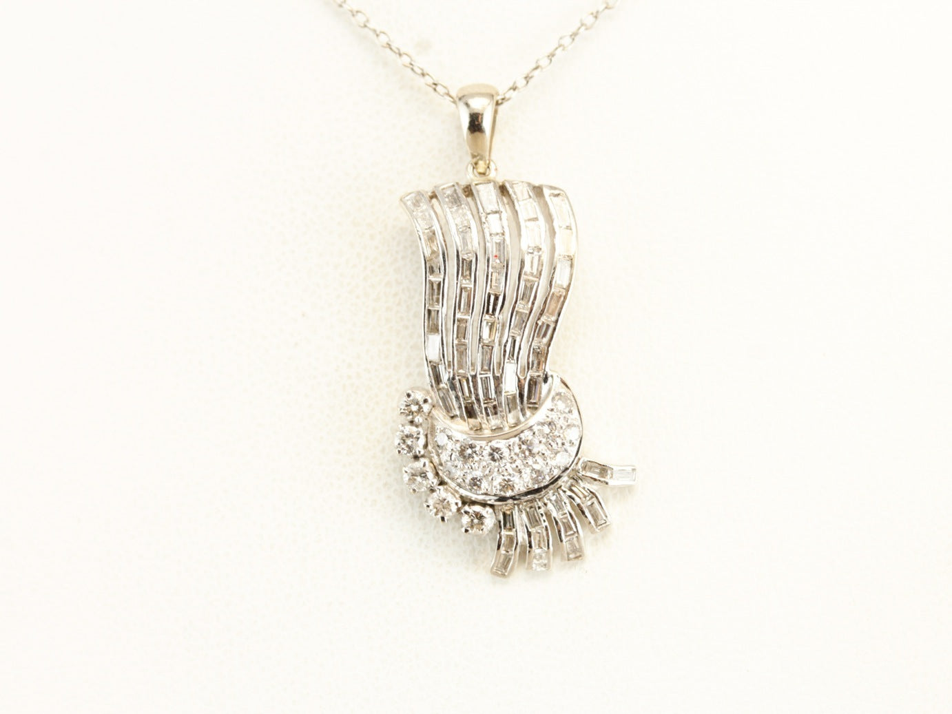 Retro Era Diamond Pendant