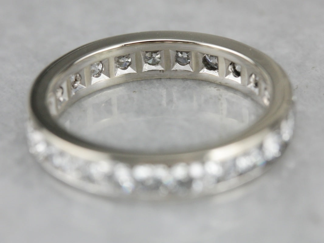 White Gold Diamond Eternity Band