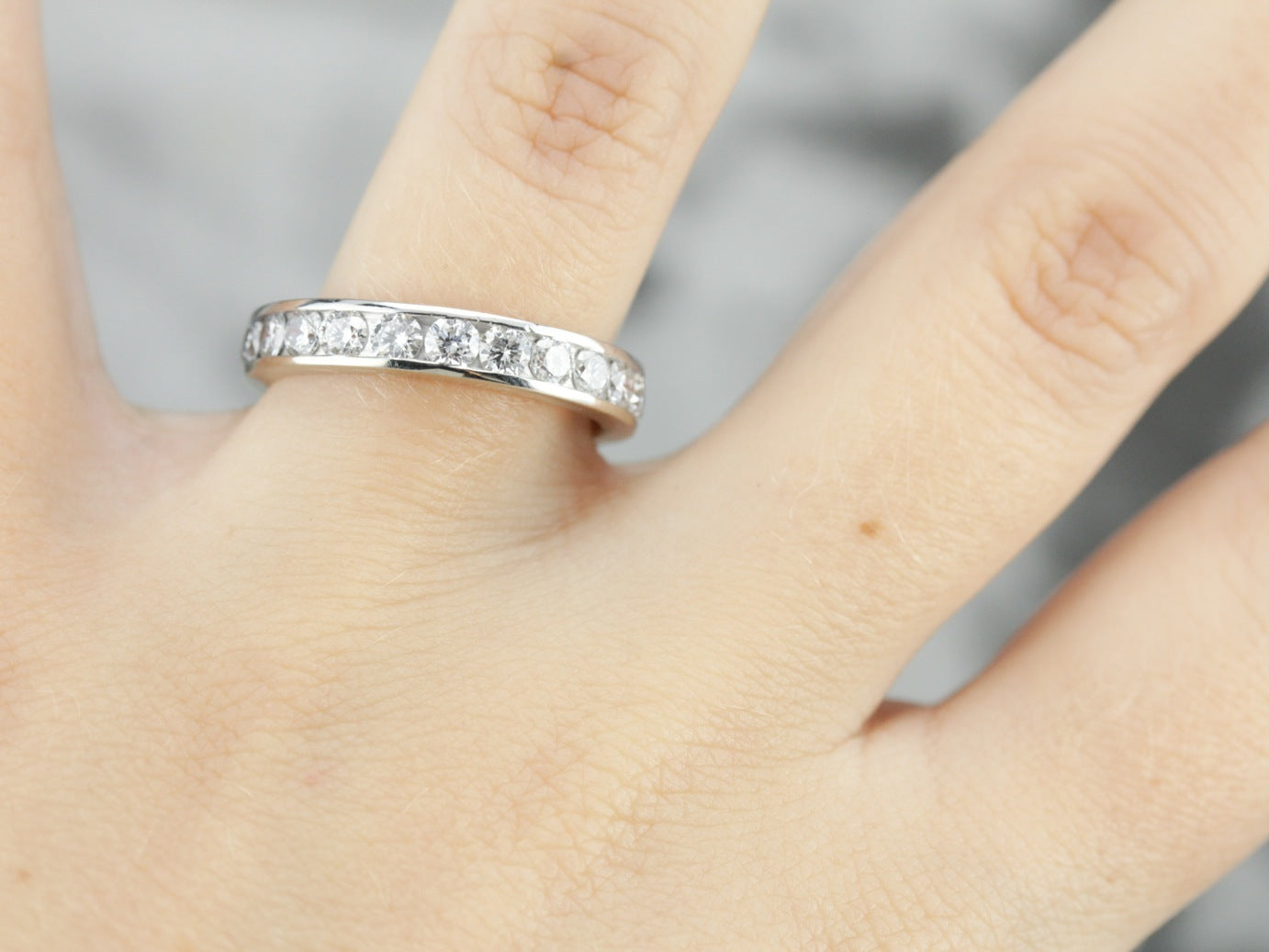 White Gold Diamond Eternity Band