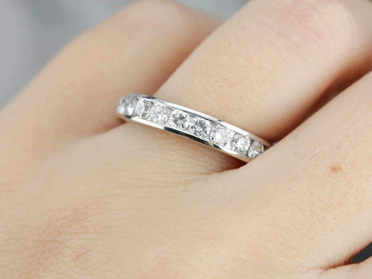 White Gold Diamond Eternity Band
