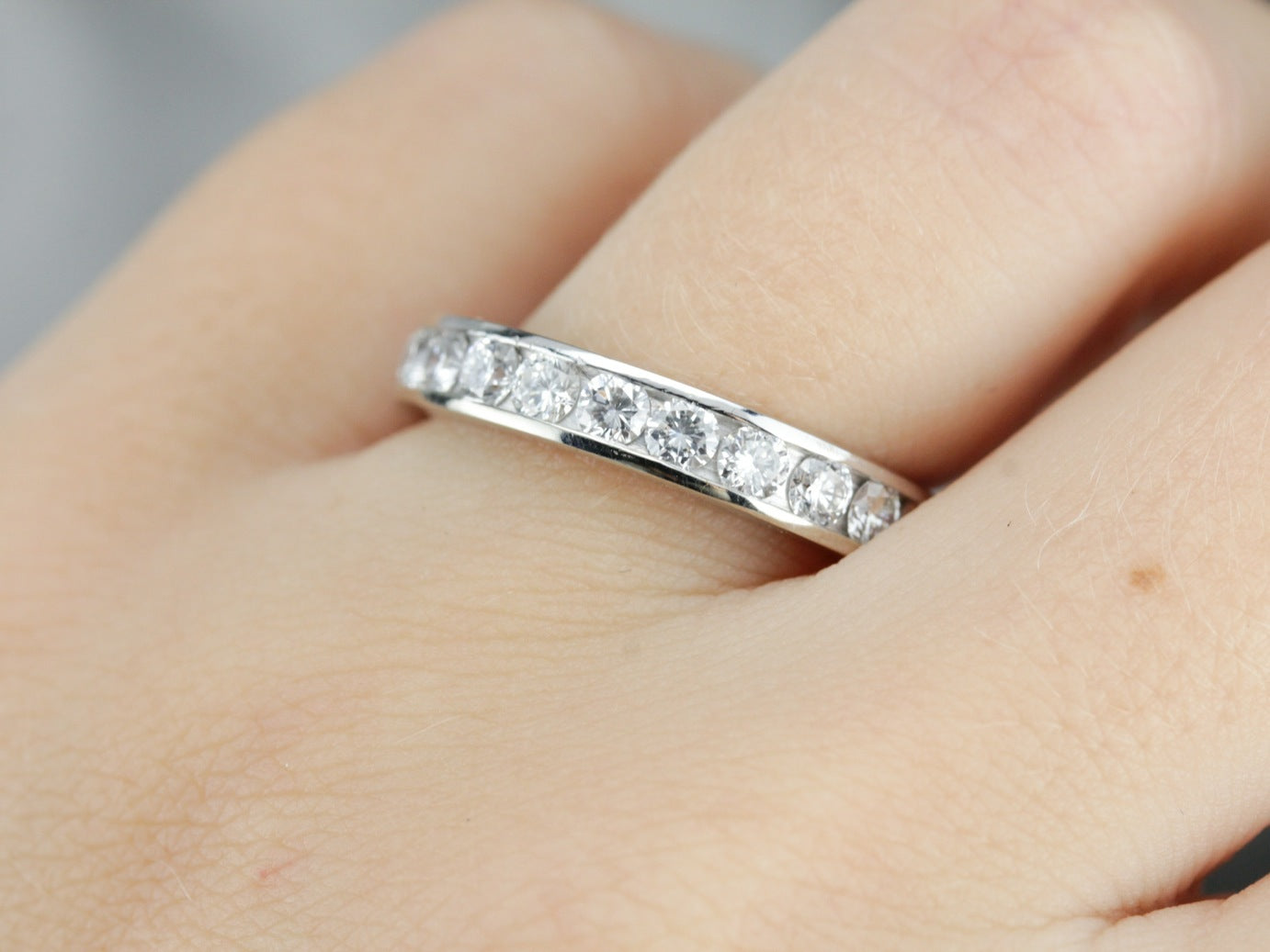 White Gold Diamond Eternity Band