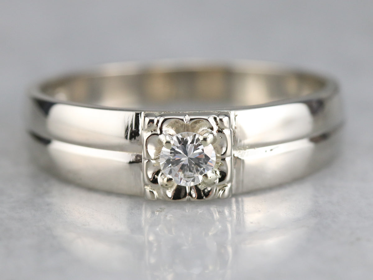 Men's Diamond Solitaire Ring