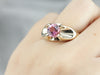 Pink Tourmaline Solitaire Ring