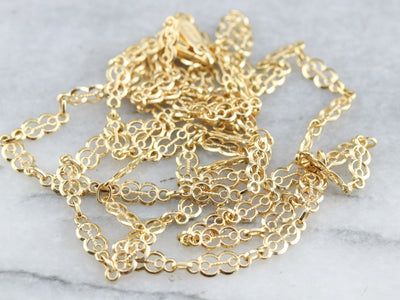 Gold Decorative Link Chain