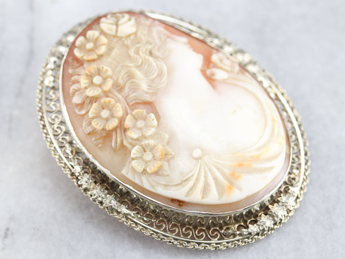 Art Deco Cameo Brooch or Pendant