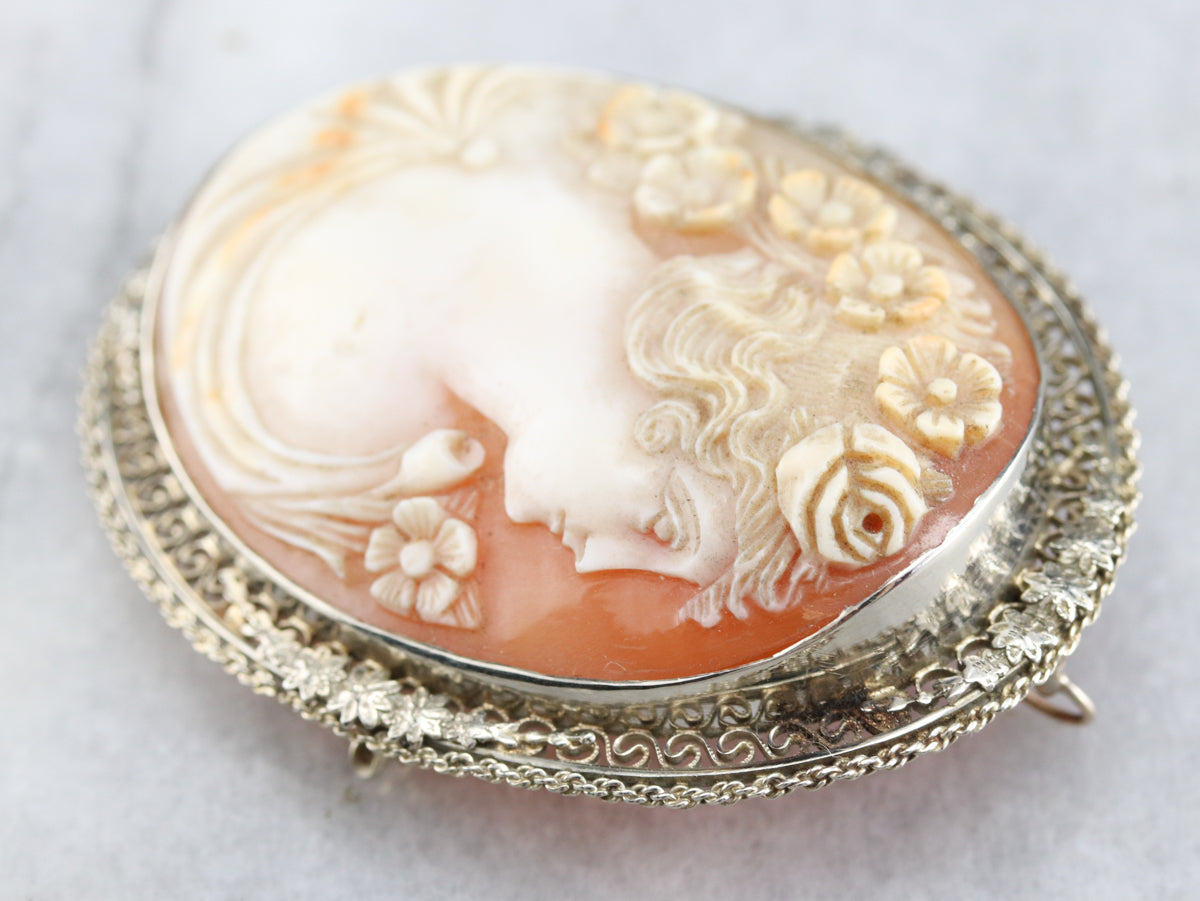 Art Deco Cameo Brooch or Pendant
