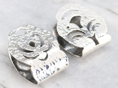 Vintage Sterling Silver Napkin Ring Clips