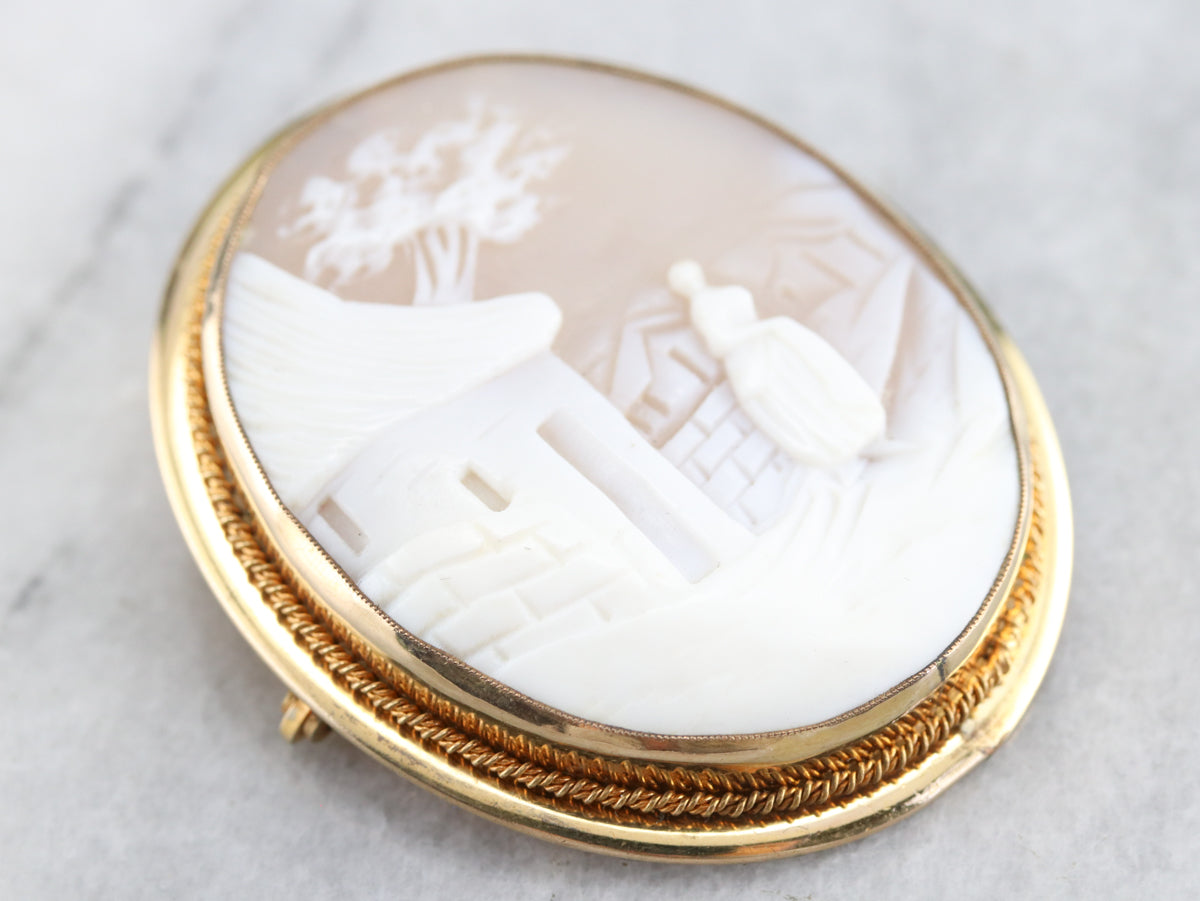 Vintage Cameo Pin or Pendant