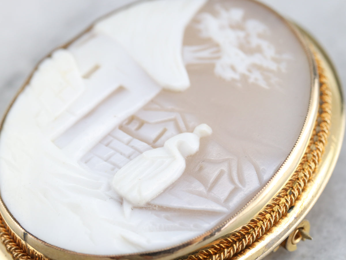 Vintage Cameo Pin or Pendant