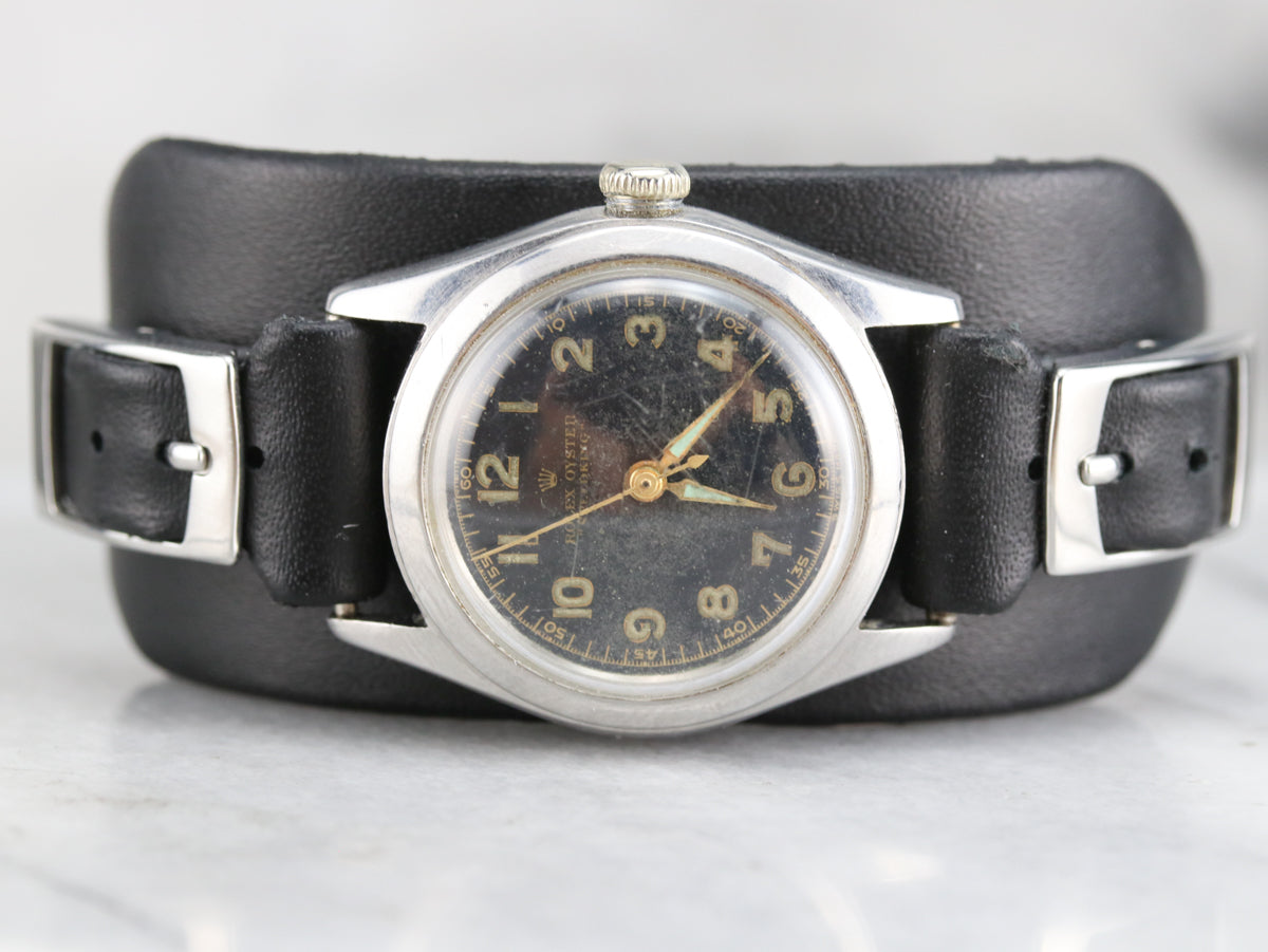 Retro Era Rolex Speed King Wrist Watch