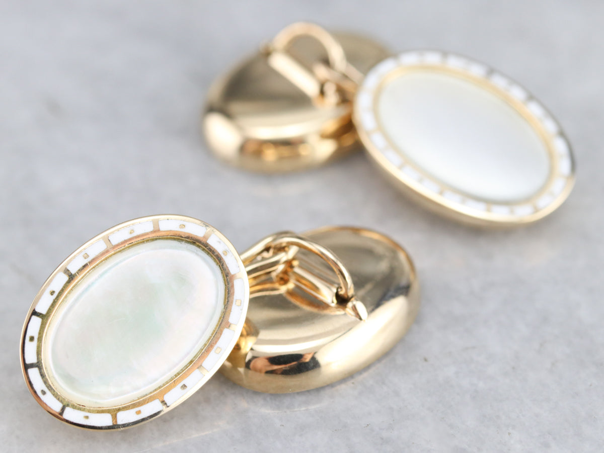 Vintage Mother of Pearl Cufflinks
