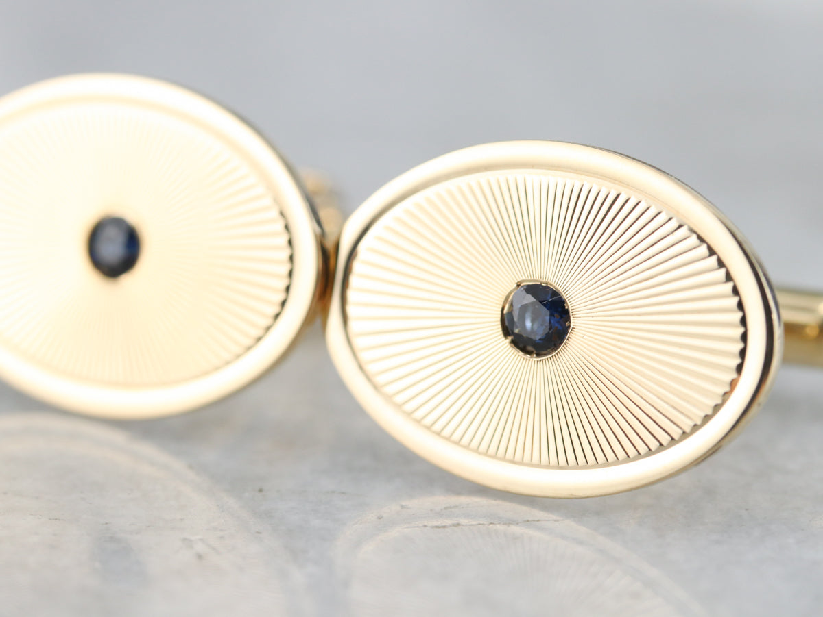 Gemelos de zafiro de mediados de siglo