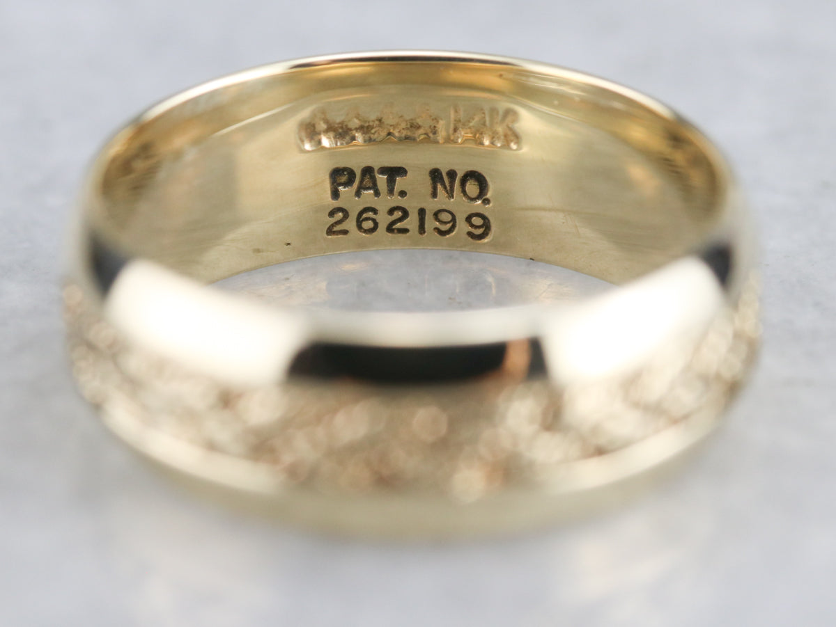 Vintage Woven Wedding Band