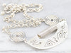 Sterling Silver Modernist Necklace