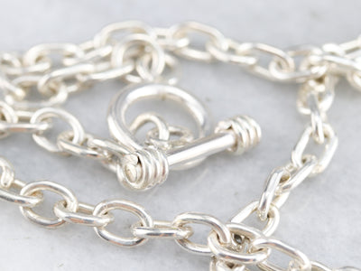 Sterling Silver Modernist Necklace