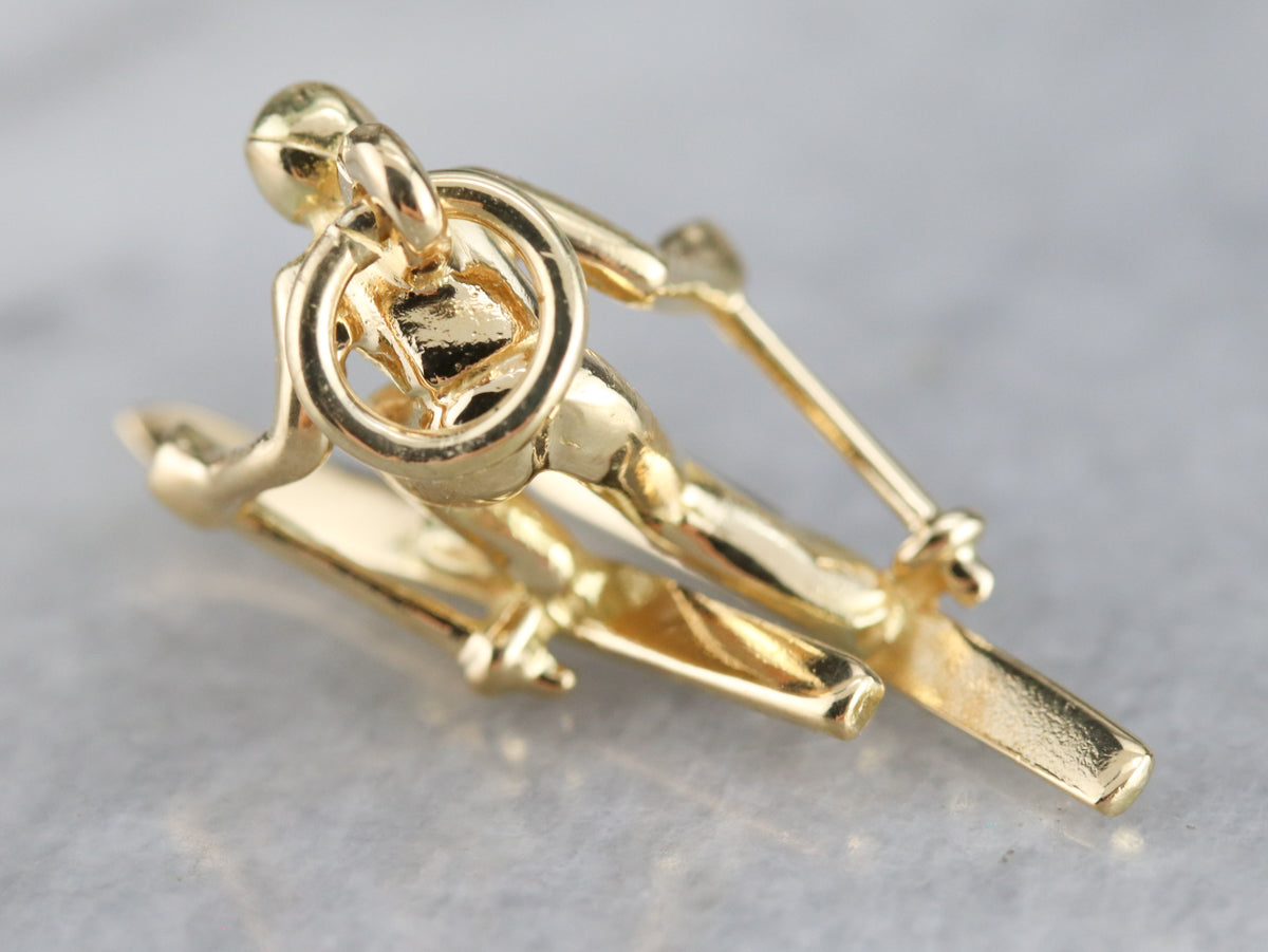 Downhill Skier Charm