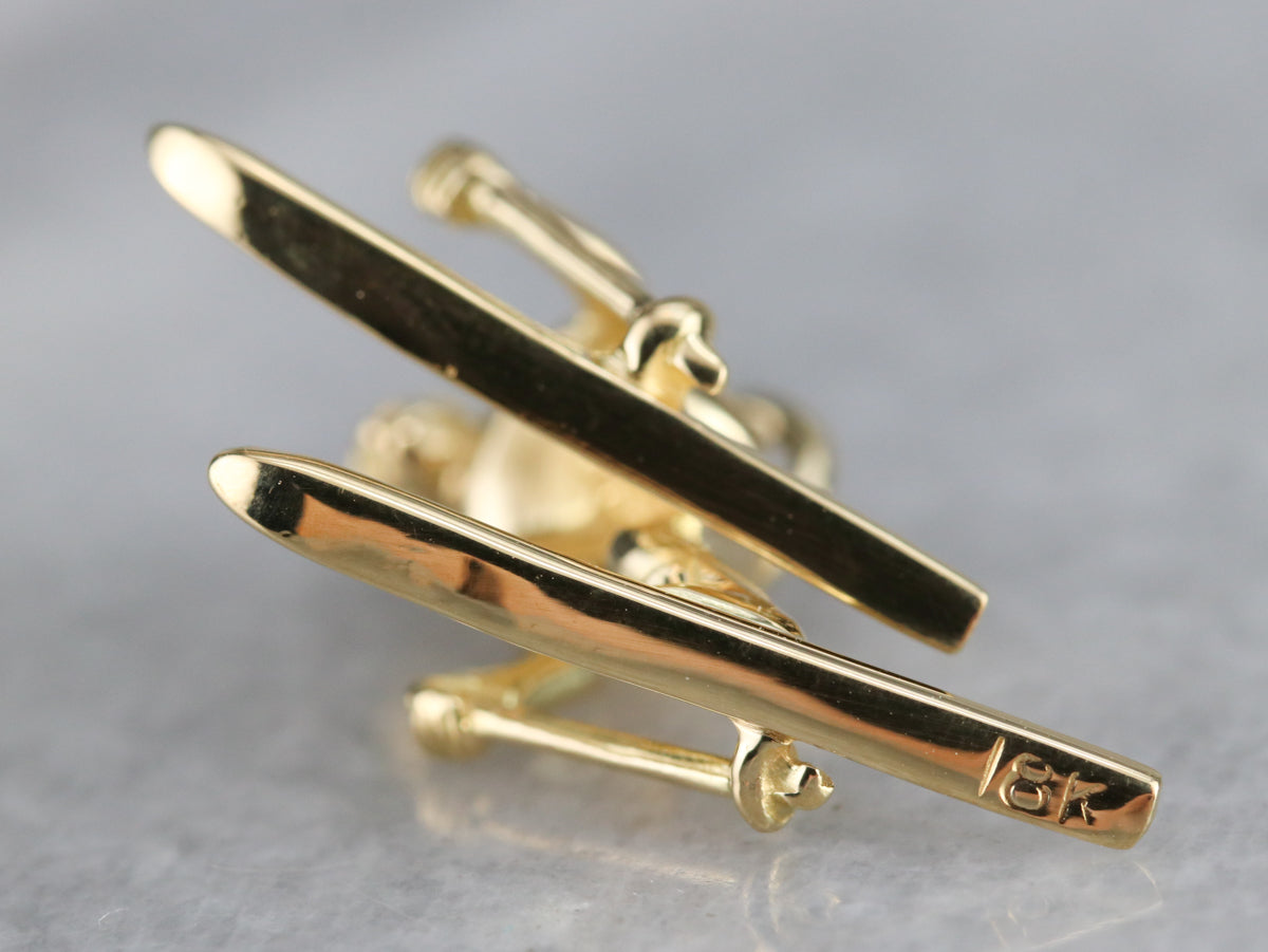 Downhill Skier Charm