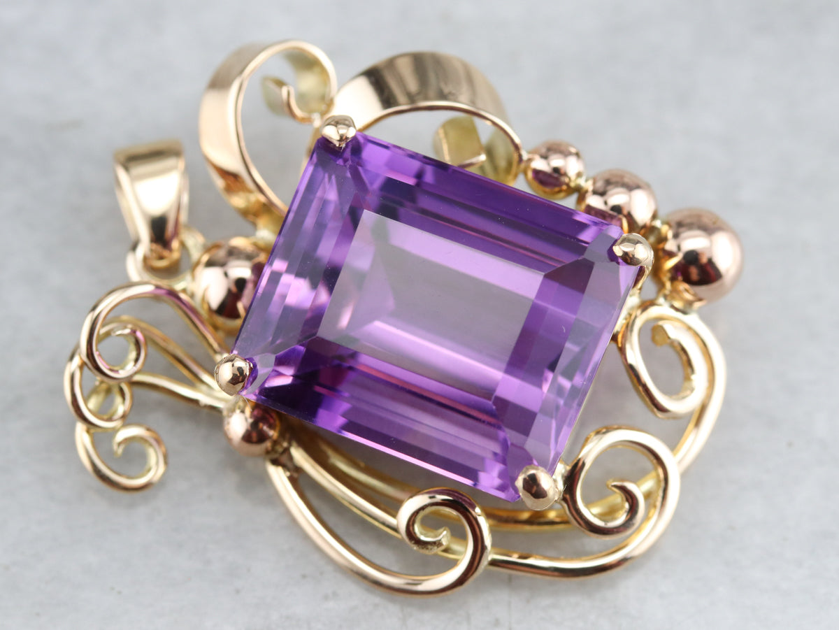 Amethyst Statement Pendant
