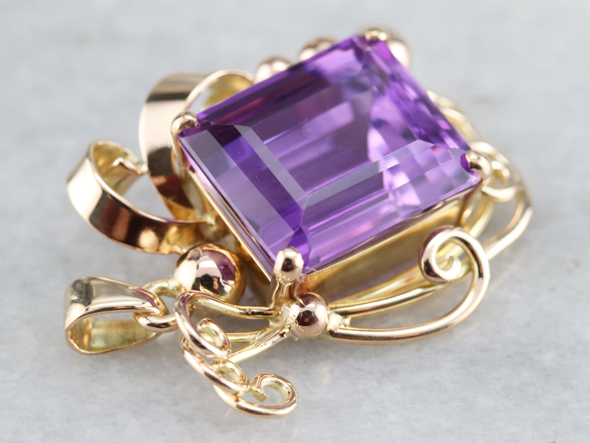 Amethyst Statement Pendant
