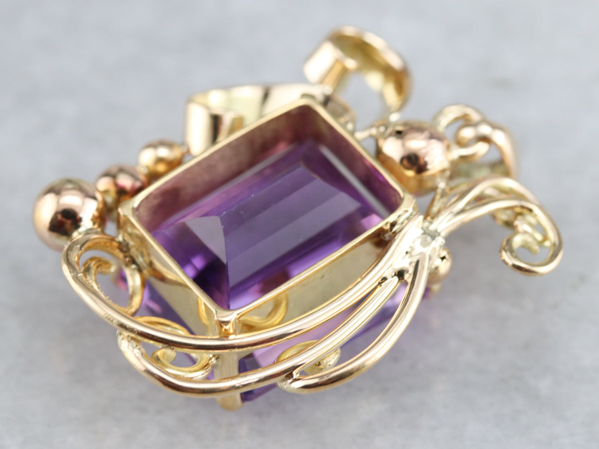 Amethyst Statement Pendant