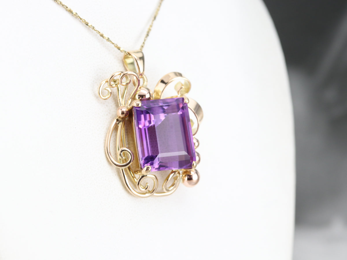Amethyst Statement Pendant