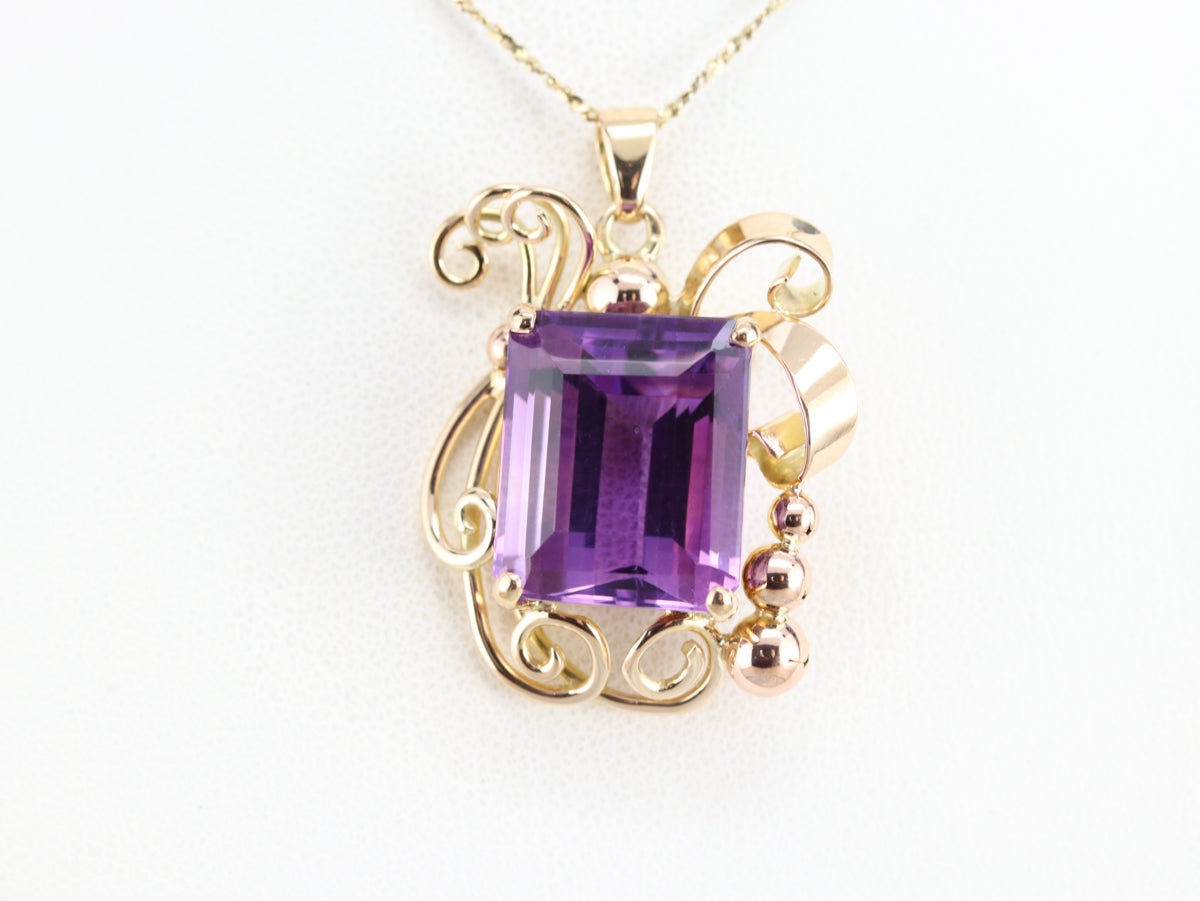 Amethyst Statement Pendant