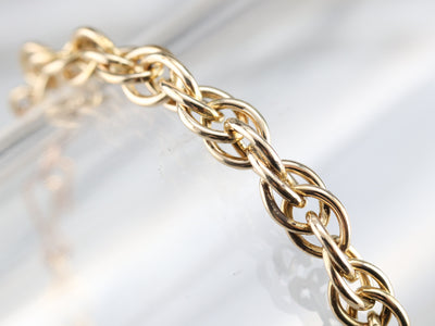 Woven Chain Link Bracelet